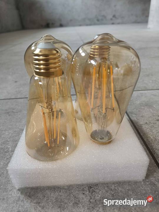 Żarówka LED ST64 E27 Filament 2300K 4W retro Dzietrzkowice
