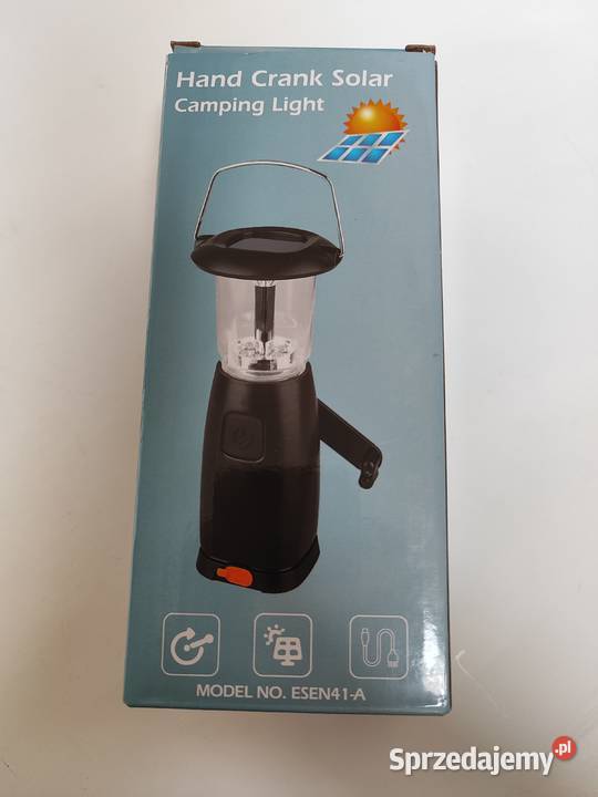 Lampka kempingowa Korbka Solarna Akumulatorowa