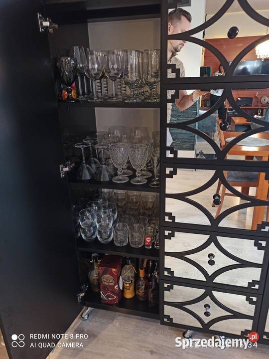 Czarnabiała szafawysoki połysk Glamour Nowy Sącz