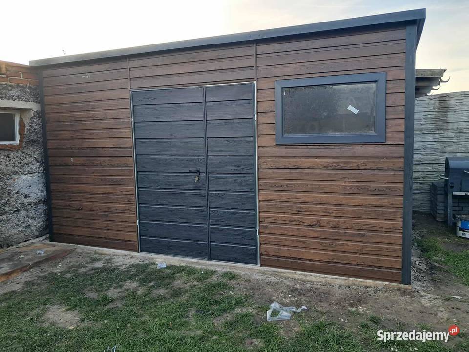 Garaż blaszany schowek Wzmocniony PROFILEM Ogród Wejherowo sprzedam