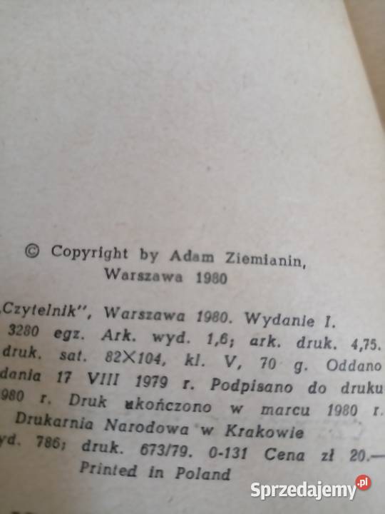 Nasz słony rachunek Ziemianin książki autografy Warszawa