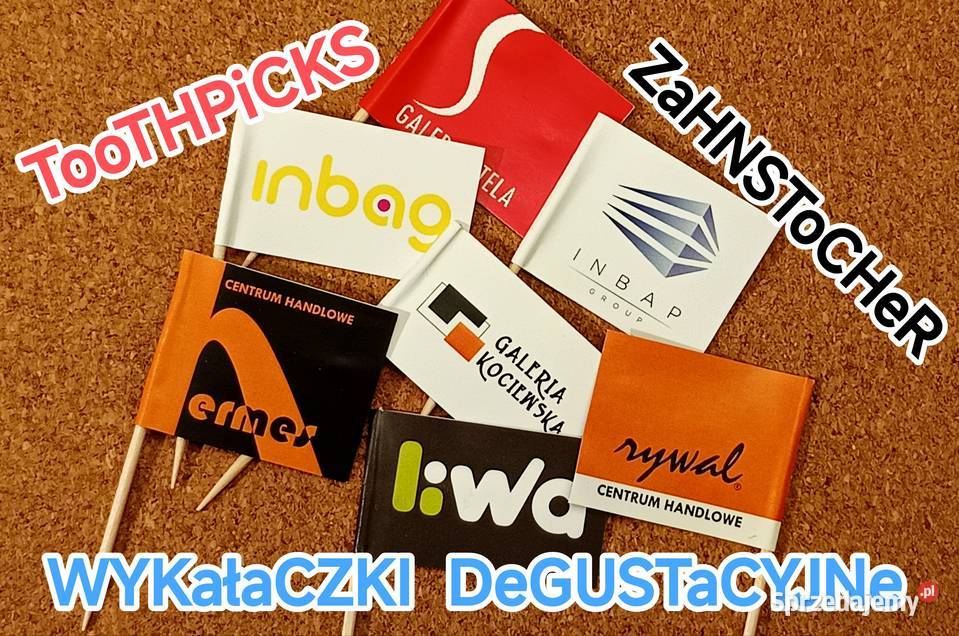 WYKAŁACZKI pikery toppery flagietki degustacyjne Usługi Warszawa