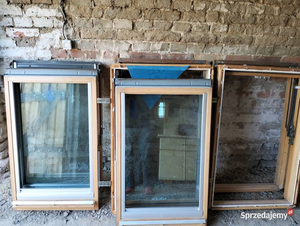 Okna drewniane używane lubelskie Lubartów