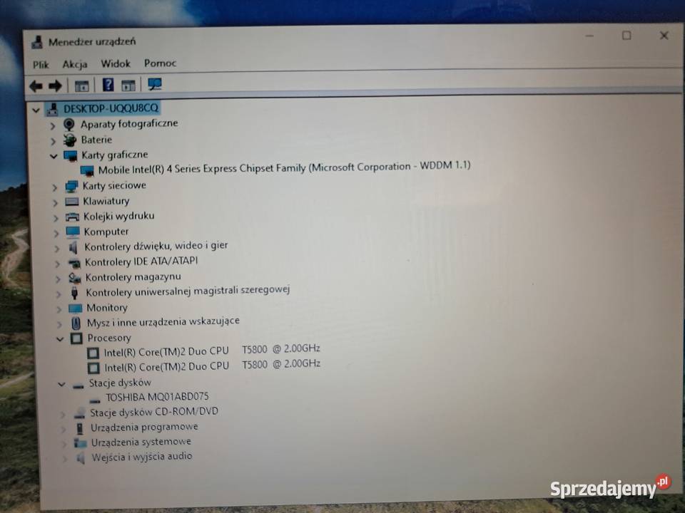 100 sprawny Acer 5336 2x20GHz750GB HDD4GB Warszawa
