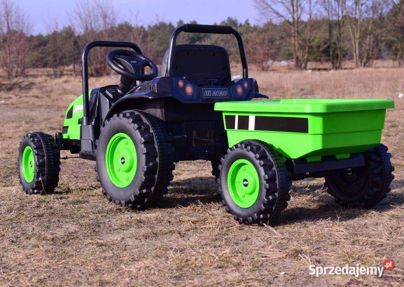Autko MEGA TRAKTOR Z PRZYCZEPĄ na akumulator śląskie Myszków