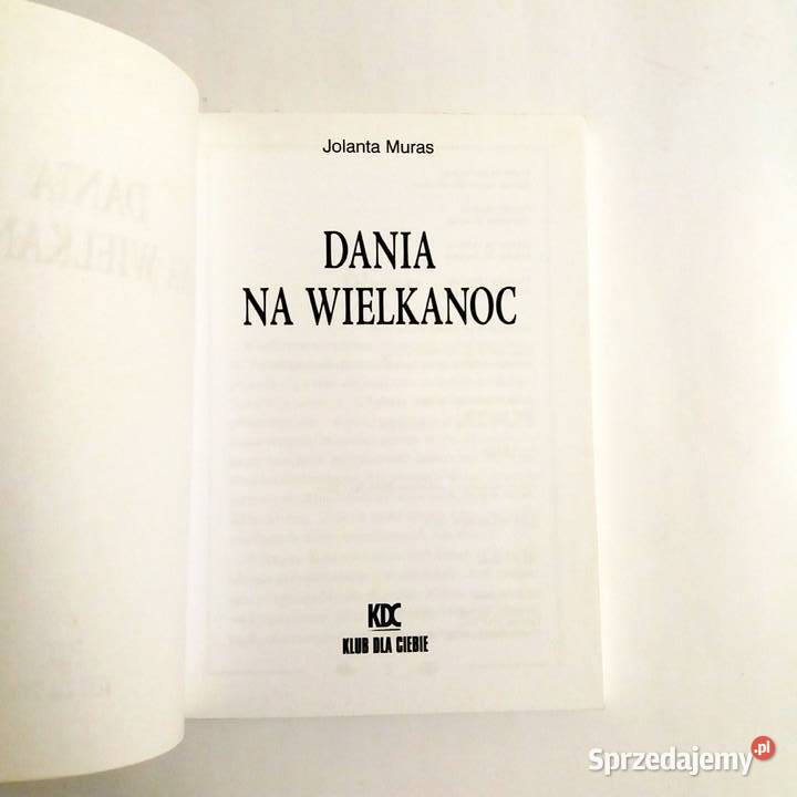 Jolanta Muras Dania na Wielkanoc Poradniki, albumy i reportaże Łódź