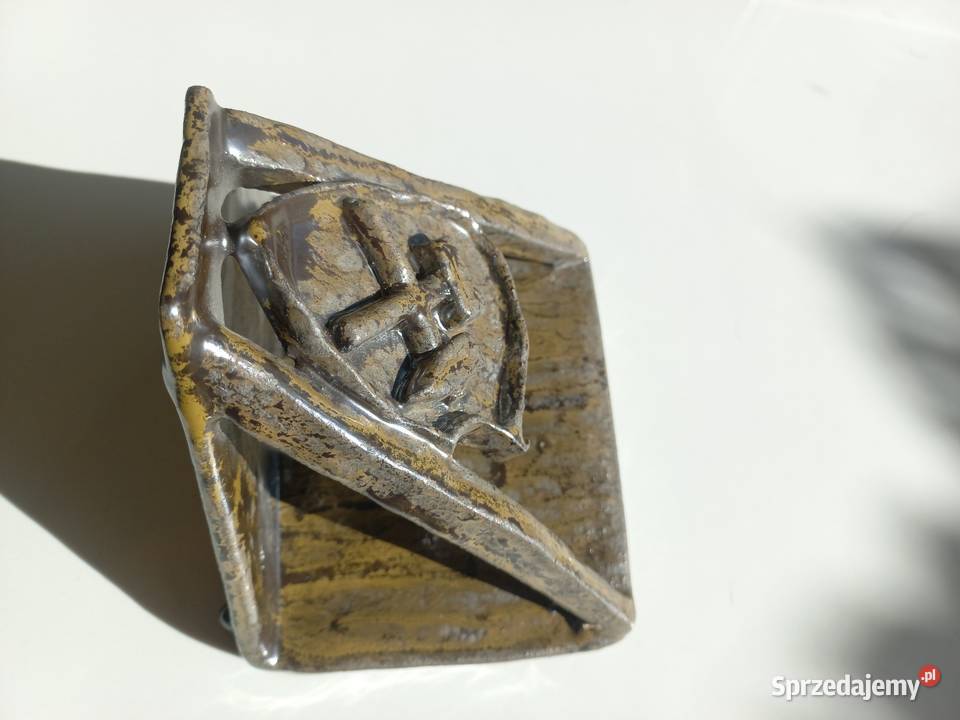 Półka ceramiczna PRL górnicza Antyki Toruń