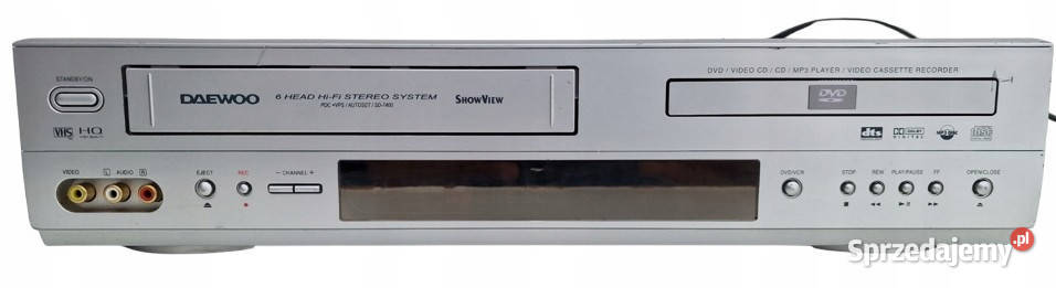Kombo Daewoo 6HEAD DVD VIDEO CD MP3 VCR SD7400 Międzychód sprzedam