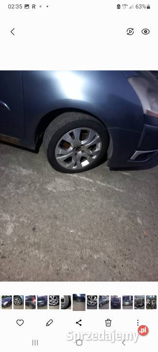 Alufelgi 17 citroen c4 grand picasso Gdynia