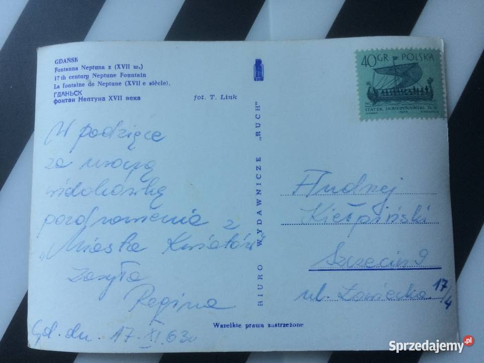 1084 Widokówka Gdańsk Szczecin