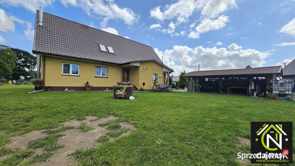 Dom wolnostojący Wrzosowo 200m2 asfalt