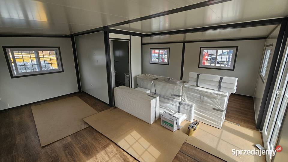 Domek kontenerowy 36 m2 letniskowy WC prysznic Sochaczew