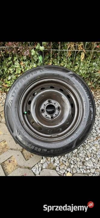 Felgi stalowe 4x108 opony letnie 1756514 Peugeot Krępiec sprzedam