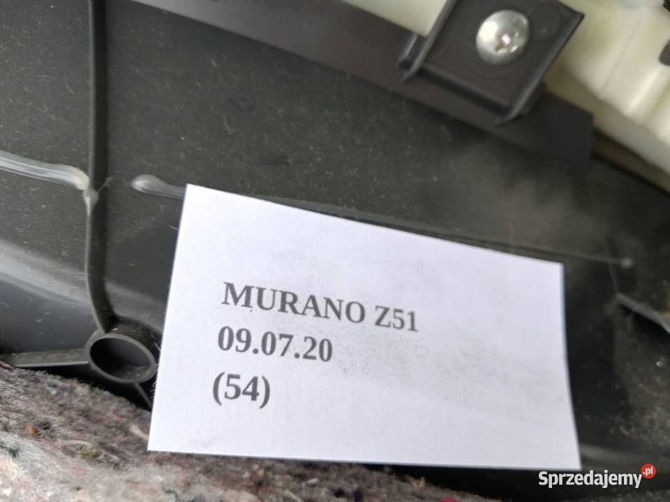 NISSAN MURANO Z51 35 TAPICERKA DRZWI LEWY TYŁ Nowy Tomyśl