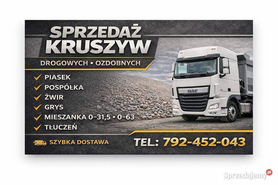 Kruszywo drogowe Granit bazalt serpentynit Grys opolskie Brzeg