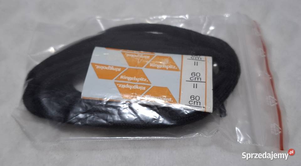 Sznurówki 60 okrągłe 5mm czarne Ringelspitz Obuwie Czeladź sprzedam