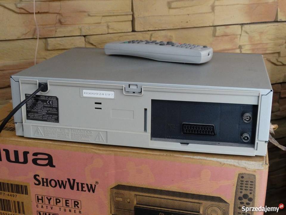 Magnetowid Aiwa pilot instrukcja karton WYSYŁKA Jasło