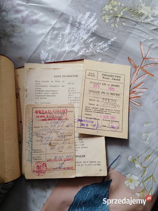 Wsk oryginał plomby oryginale na silniku Brzyska