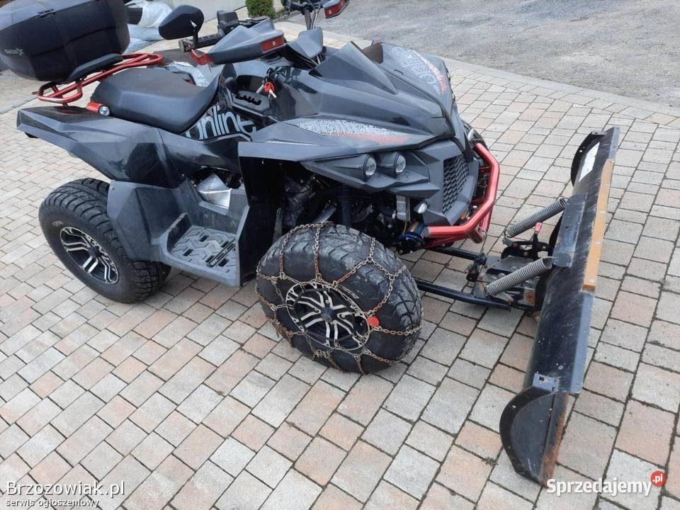 Quad ONLINE 850 75 2019R Pługiem z Niemiec REJ Zarszyn