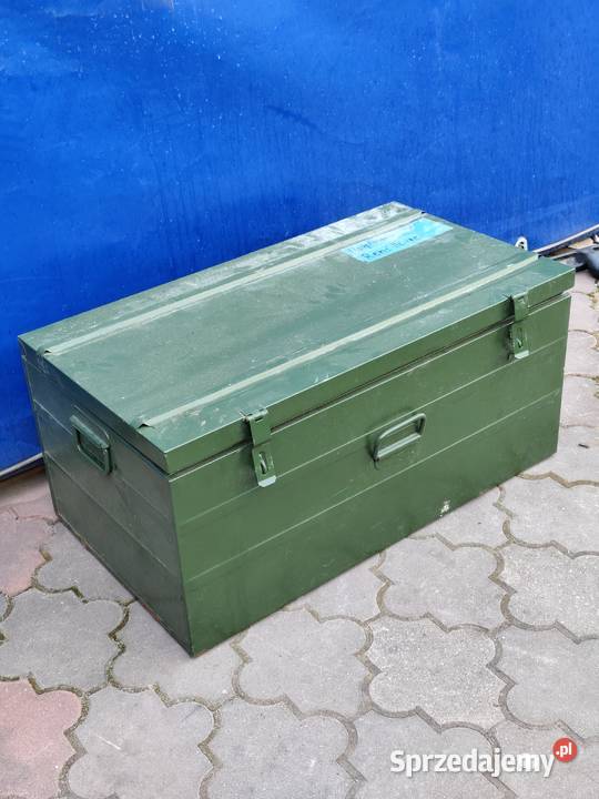 Skrzynia Kufer Metalowy Narzędziowy Poddębice sprzedam