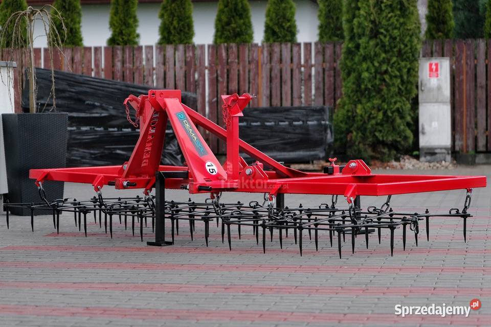 Brona ciężka 3polowa składana Demarol nieuszkodzony Tajęcina sprzedam