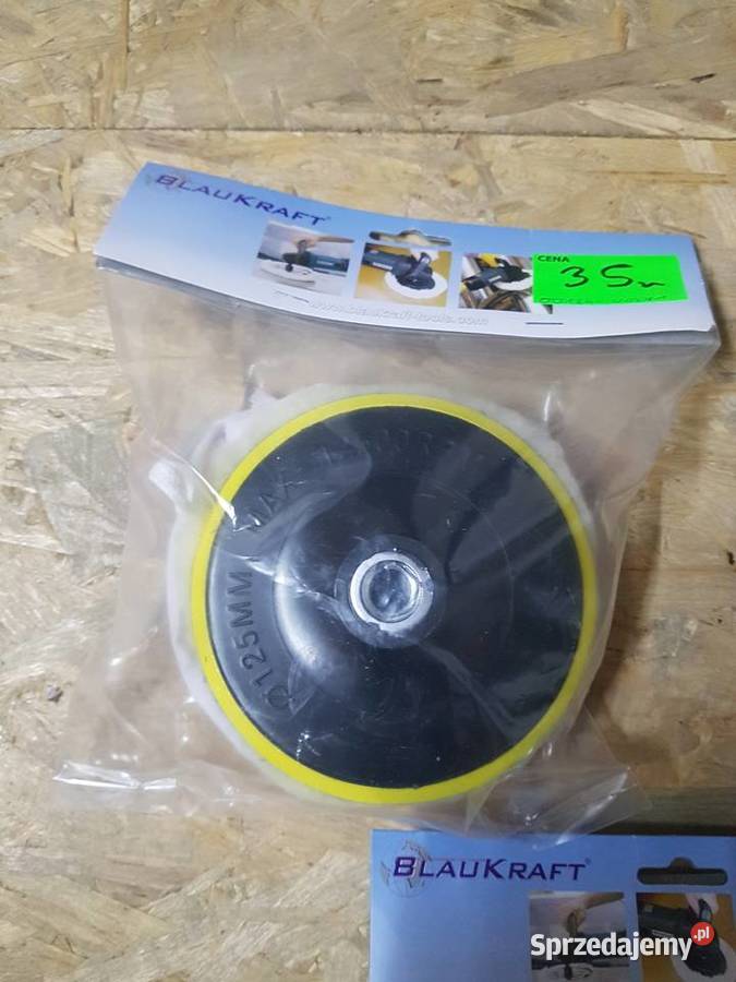 Zestaw polerski gąbka filc 125 mm BLAUKRAFT Głogowa