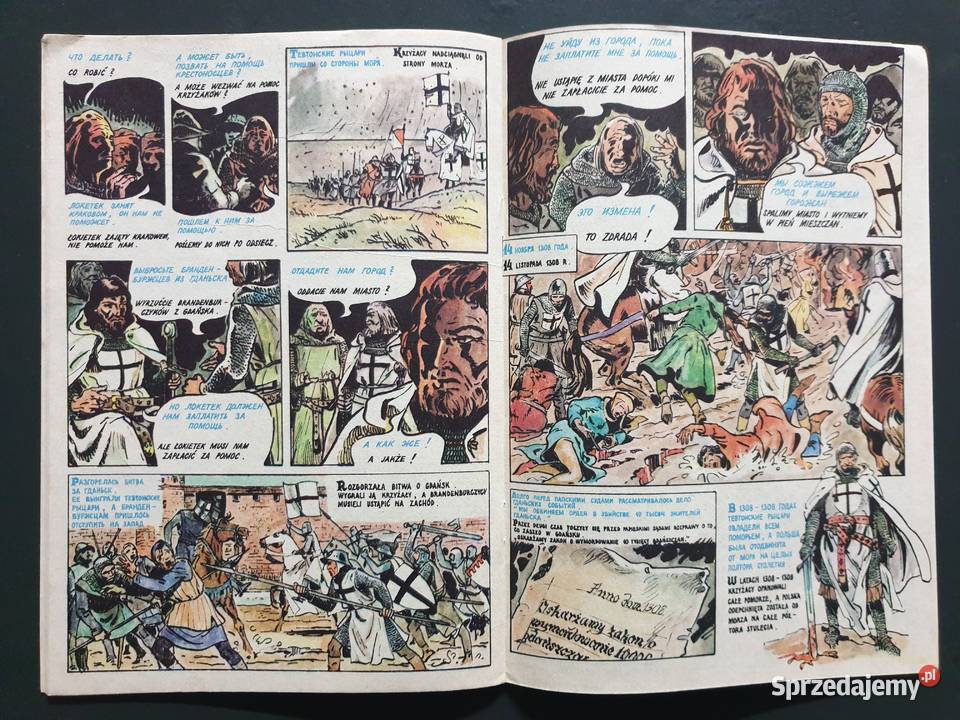 Władysław Łokietek komiks dwujęzyczny język Gdynia