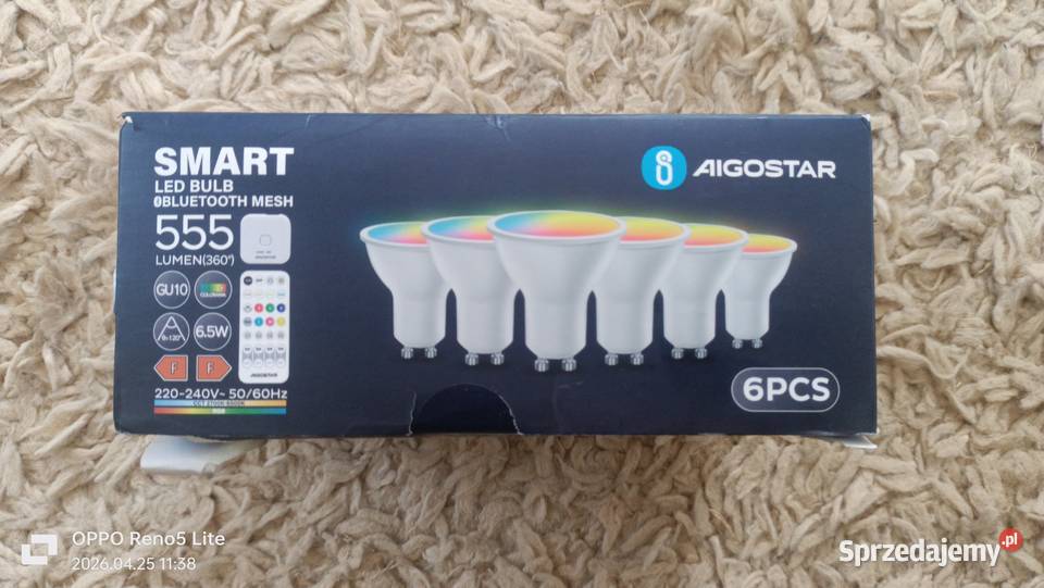 Zestaw inteligentnych żarówek LED Aigostar Smart Oświetlenie inteligentne Zamość