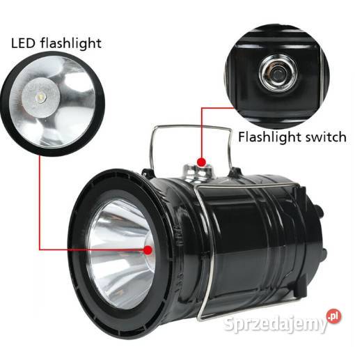 SOLARNA LAMPA WIELOFUNKCYJNA USB LED Nowy Sącz