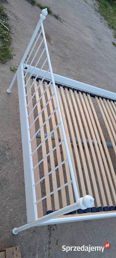 Łózko metalowe IKEA 140 x 200 kompletne Łóżka Jelenia Góra sprzedam