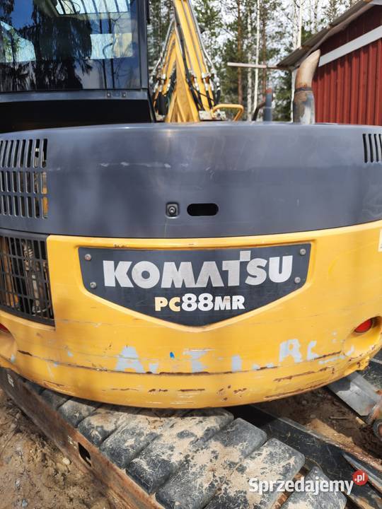 Komatsu PC88MR dodatkowo łyżki i pług warmińsko-mazurskie