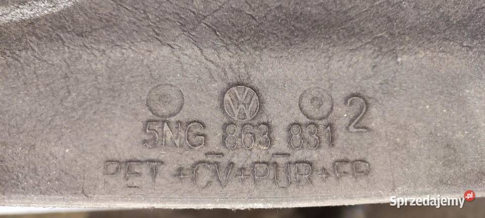 VW TIGUAN ALLSPACE WYGŁUSZENIE MASKI 5NG863831