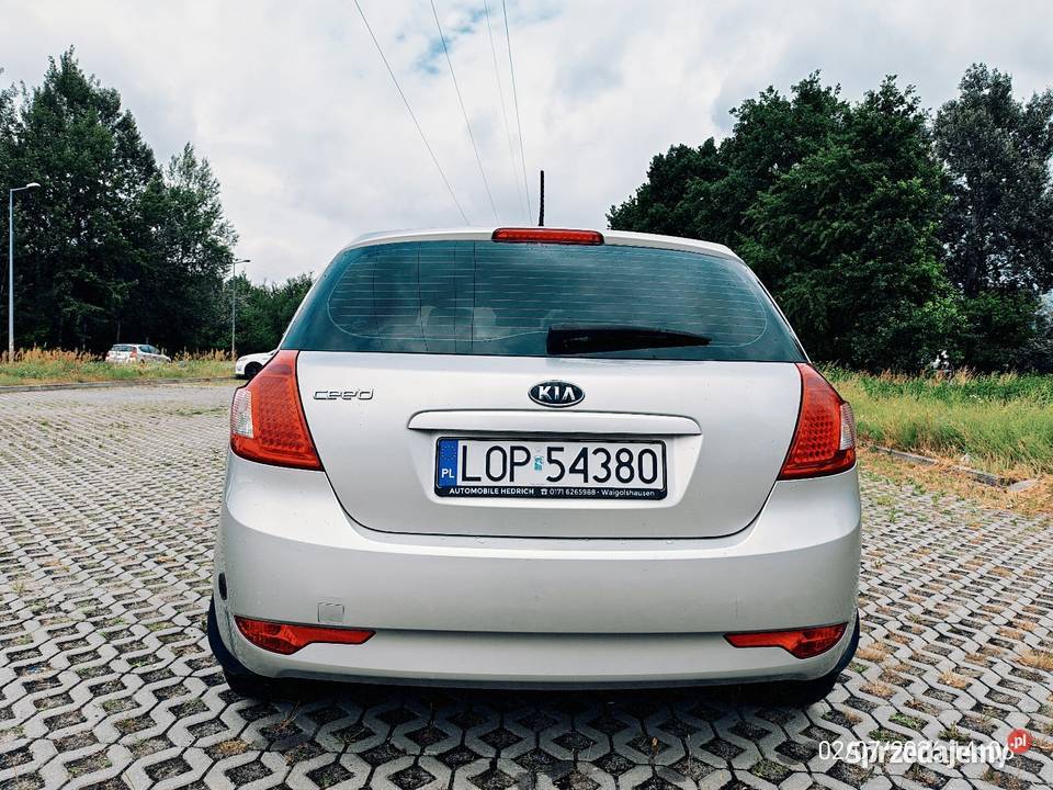 Kia Ceed I 14 2010 Benzyna LPG STAG Prywatny srebrny Cee'd Mielec sprzedam