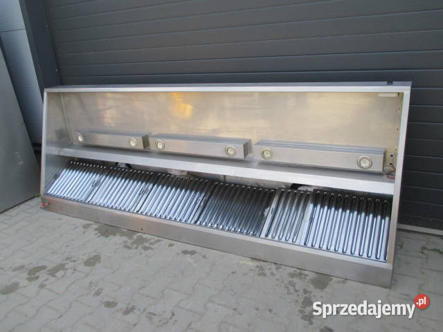 OKAP GASTRONOMICZNY SKOŚNY Z FILTRAMI 27510045 Ostrów Wielkopolski sprzedam