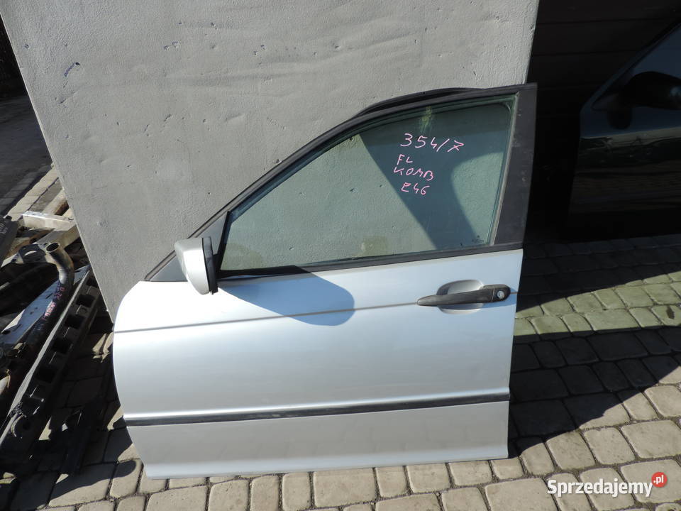 DRZWI LEWY PRZÓD BMW E46 FL KOMBI TTITAN SILBER Nowy Sącz