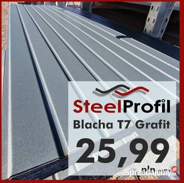 Blacha Trapezowa T7 Grafit na ścianę podbitkę Błonie sprzedam