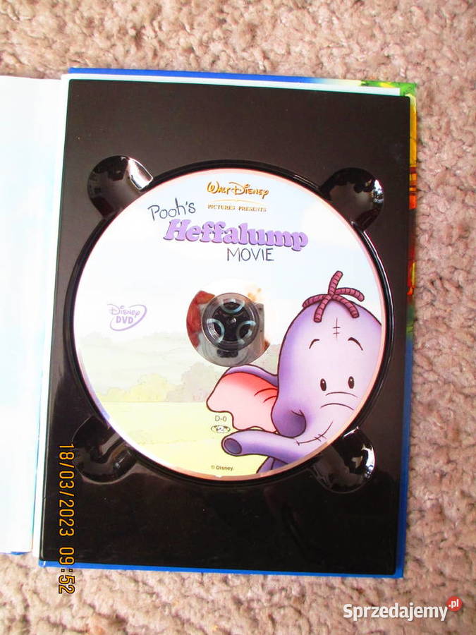 Kubuś i Hefalumpy + płyta dvd z filmem Disney Warszawa - Sprzedajemy.pl