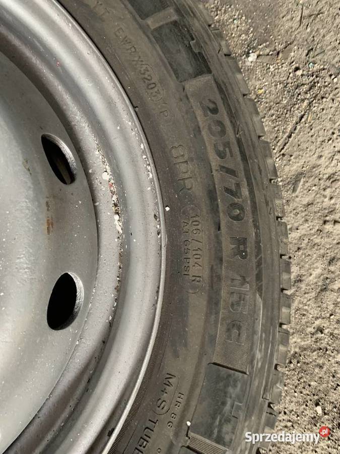 FELGA STALOWA felga z oponą1x PEUGEOT BOXER R15 Samochodowe Słubice