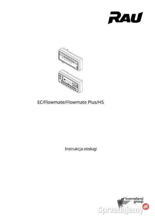 Instrukcja obsługi RAU EC Flowmate Flowmate Plus Szamotuły sprzedam