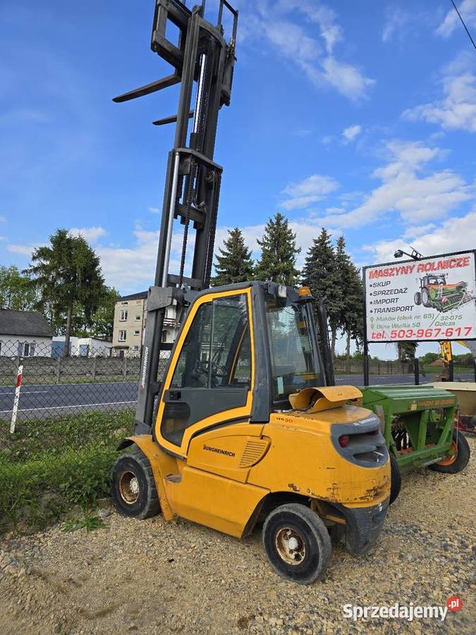 Wózek widłowy Jungheinrich tfg30 triplex import Wózki widłowe Maków