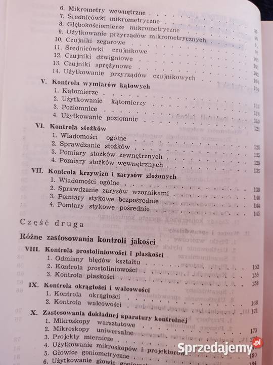 Technika pomiarów warsztatowych książki Warszawa