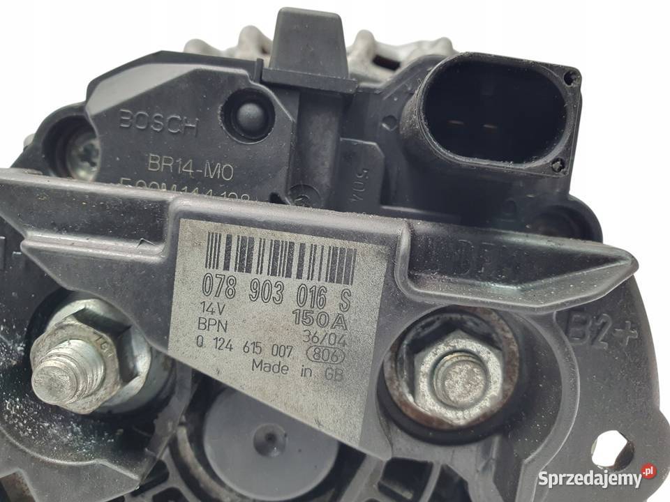 ALTERNATOR Audi A4 B6 30 V6 Bosch 078903016S Chełm sprzedam