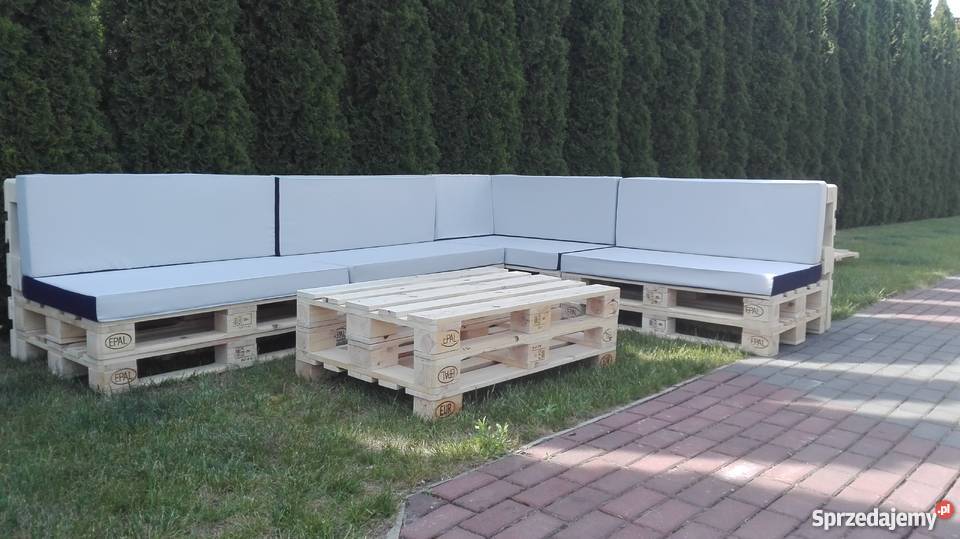 Duży Narożnik z palet EURO meble z palet Leszno Leszno