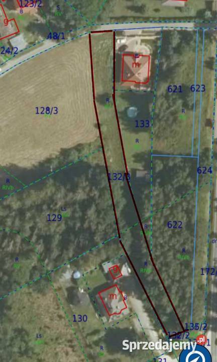 Sprzedam działkę rekreacją Niwka gmina Radłów 1400m2 sprzedam