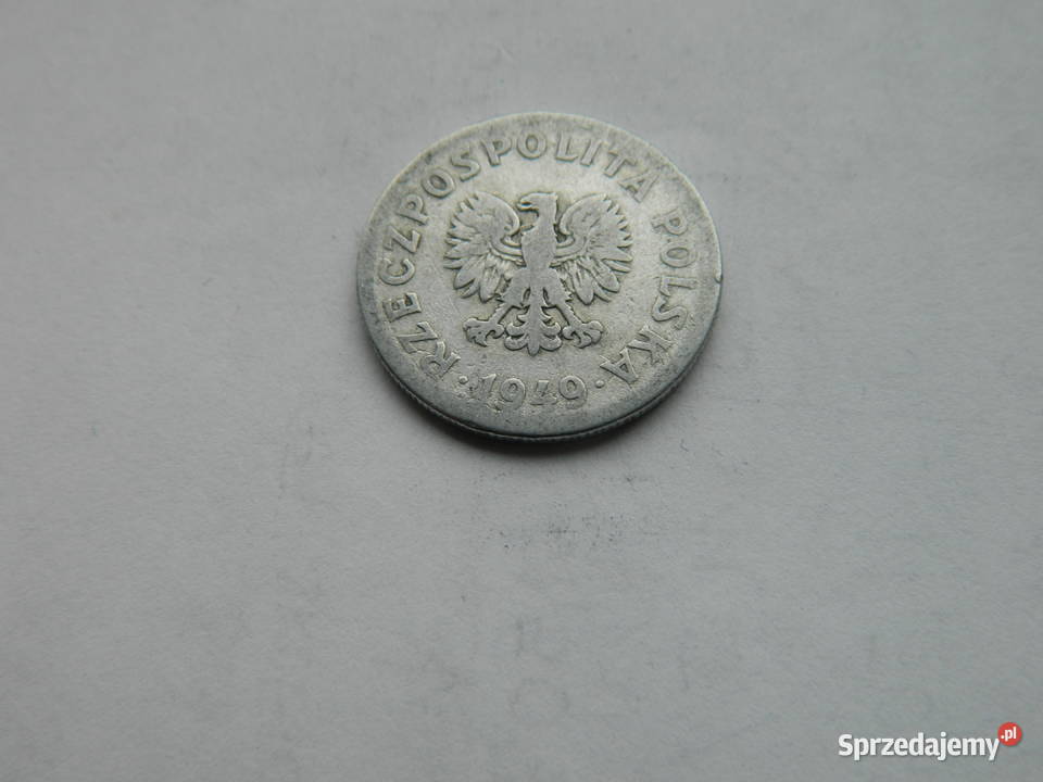 Monety 50 groszy czasy PRL z 1949r Wałbrzych