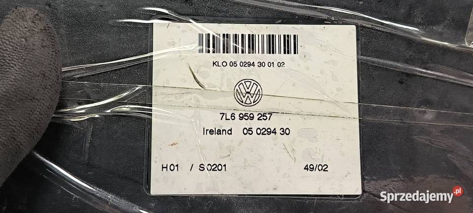 KOMPUTER VOLKSWAGEN TOUAREG 7L6959257 osobowe Pozostałe Lipno