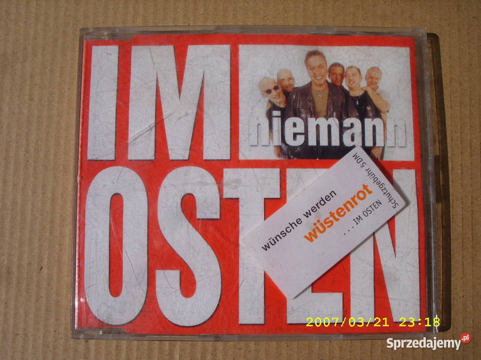 Rap CD singiel NIEMANIM OSTEN 2001