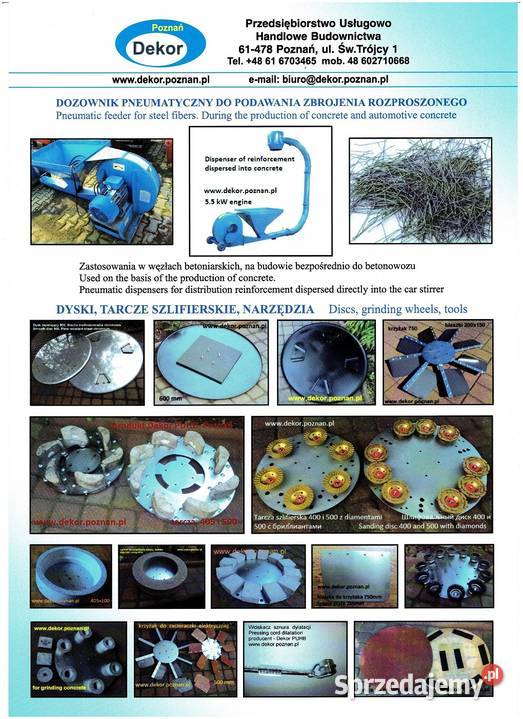 Szlifierka do betonu SD503kW230V Poznań