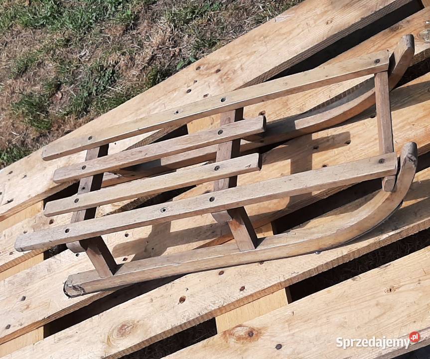 Stare drewniane sanki PRL Borów sprzedam