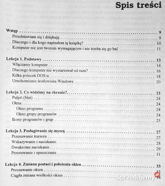 Pierwsze kroki w Windows Krzysztof Masłowski Kultura i Rozrywka Chełm sprzedam